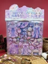 "Xianyun Girl Double-layer Cartoon Bubble Sticker Children's reward Sticker, creative concave and convex double-layer dress-up reward bubble. Specification image